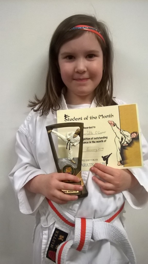 Karate trophy award winner - Grimsby Karate Lessons